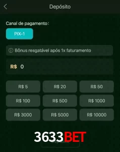 deposits 3633BET